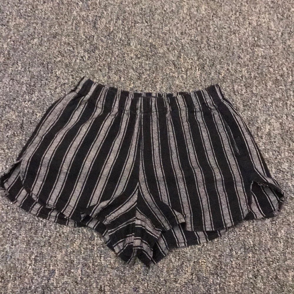 Stripy comfy shorts